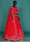 Exquisite Art Dupion Silk Diamond Work Designer Lehenga Choli - 1